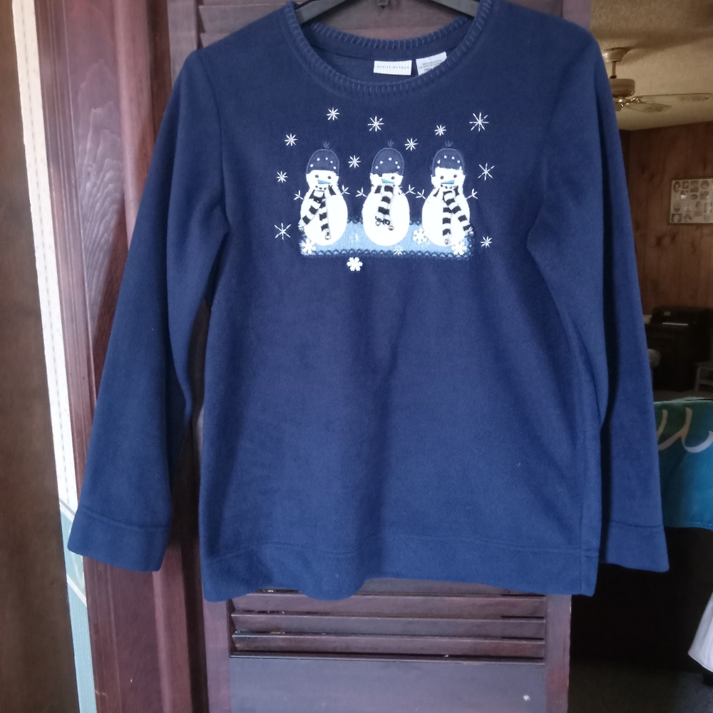 White Stag dark  blue fleece shirt